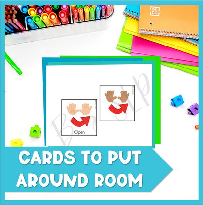 Open AAC Core Word Vocabulary Books & Parent Handout Activities Speech Therapy