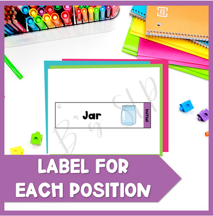 J Articulation Printable Strip Flashcards for Speech Therapy