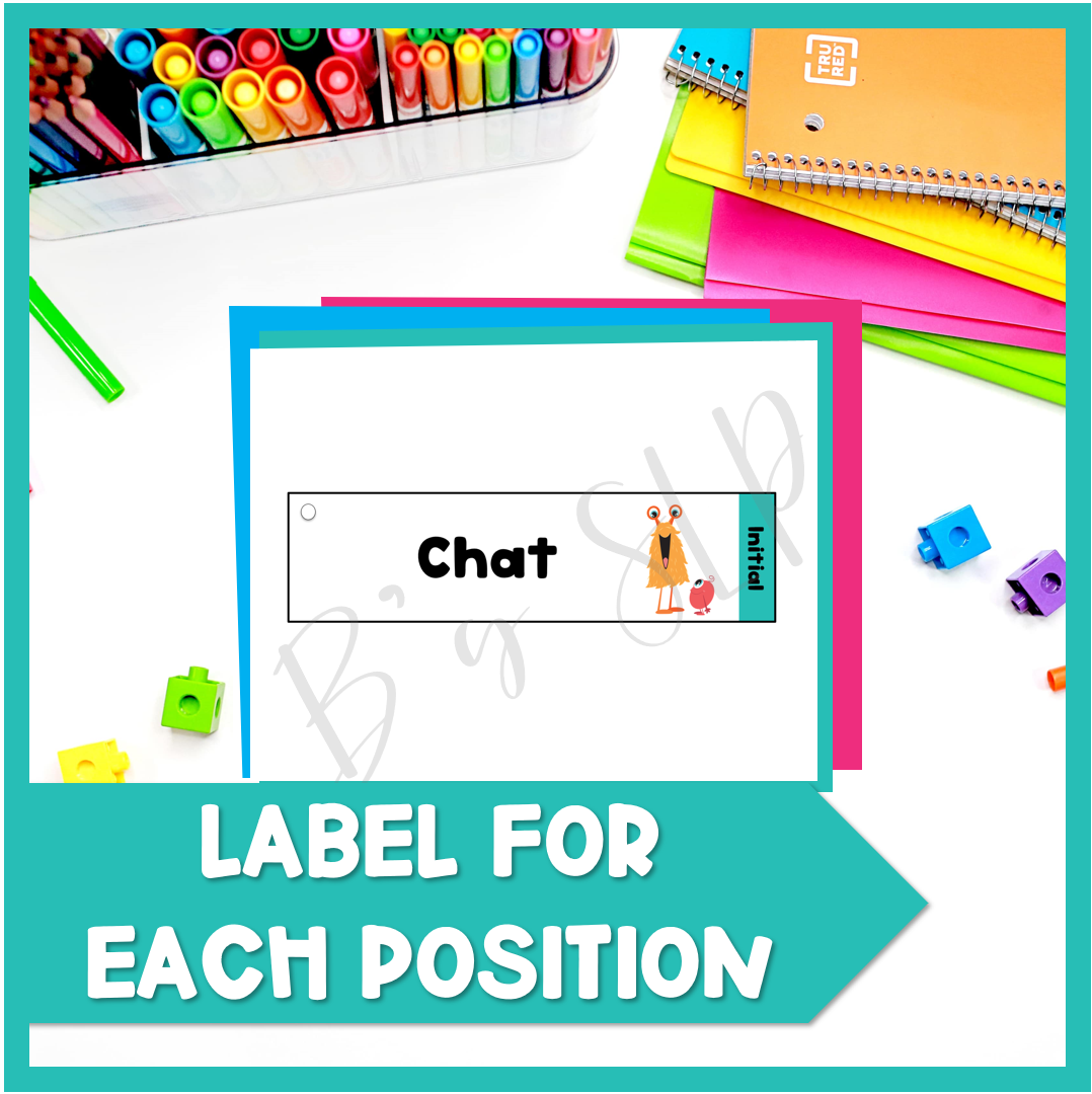 CH Articulation Printable Strip Flashcards for Speech Therapy