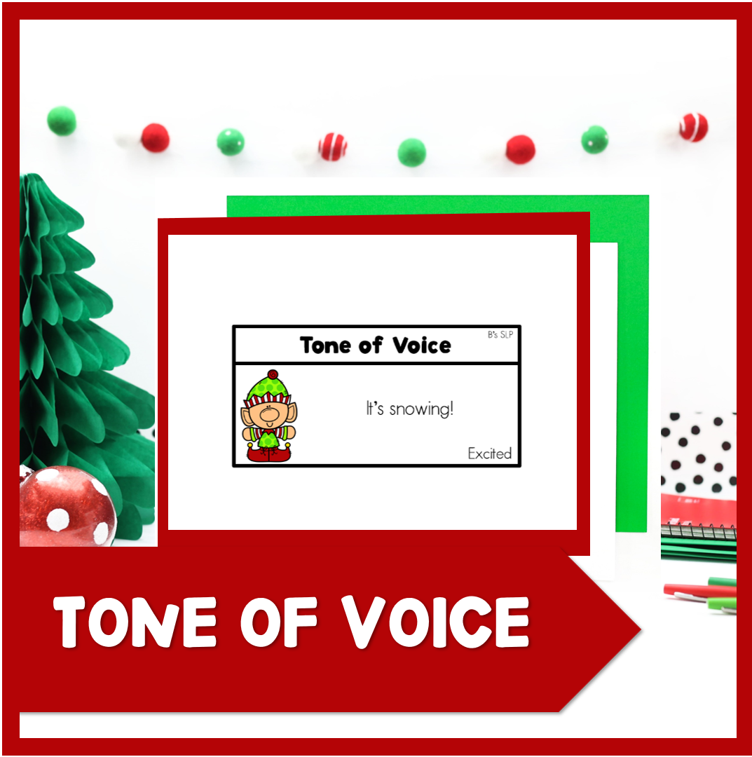 Christmas Holiday Social Skills Cards and Activities Speech Therapy