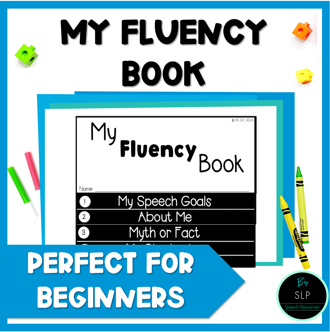 Stuttering Fluency Flipbook and Strategies Activity Speech Therapy