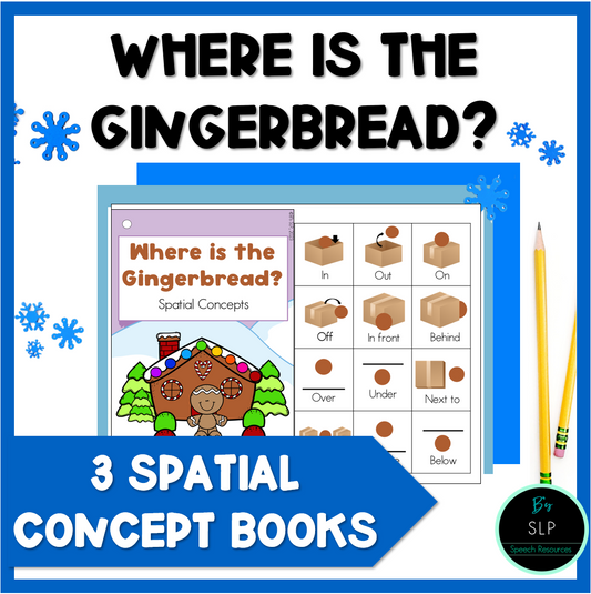 Where is the Gingerbread? Spatial Concept Preposition Books Speech Therapy