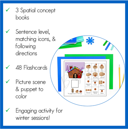 Where is the Gingerbread? Spatial Concept Preposition Books Speech Therapy