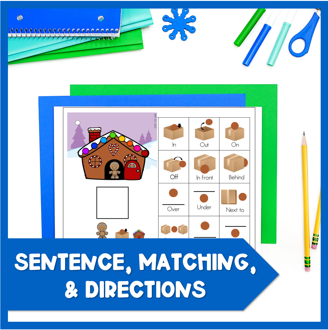 Where is the Gingerbread? Spatial Concept Preposition Books Speech Therapy