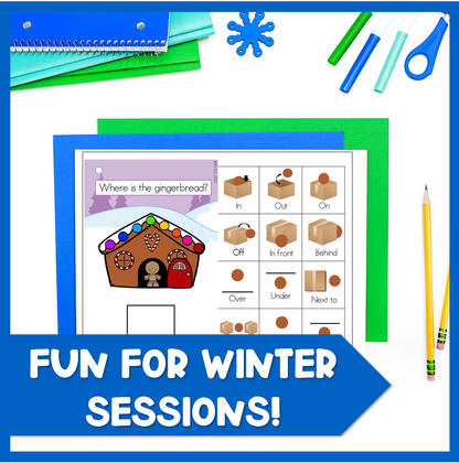 Where is the Gingerbread? Spatial Concept Preposition Books Speech Therapy