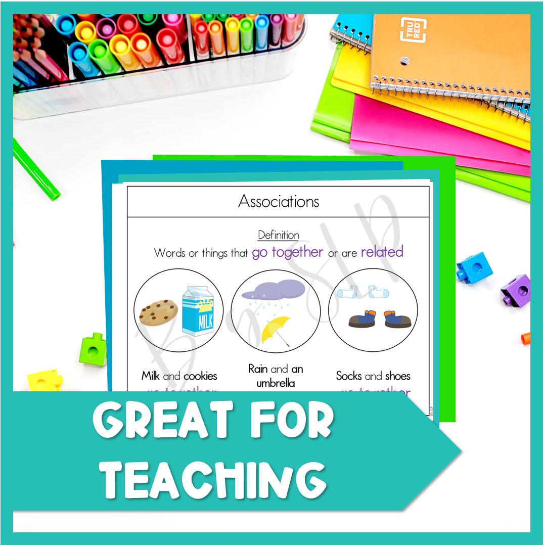 Graphic Organizers and Visual Supports for Language Speech Therapy