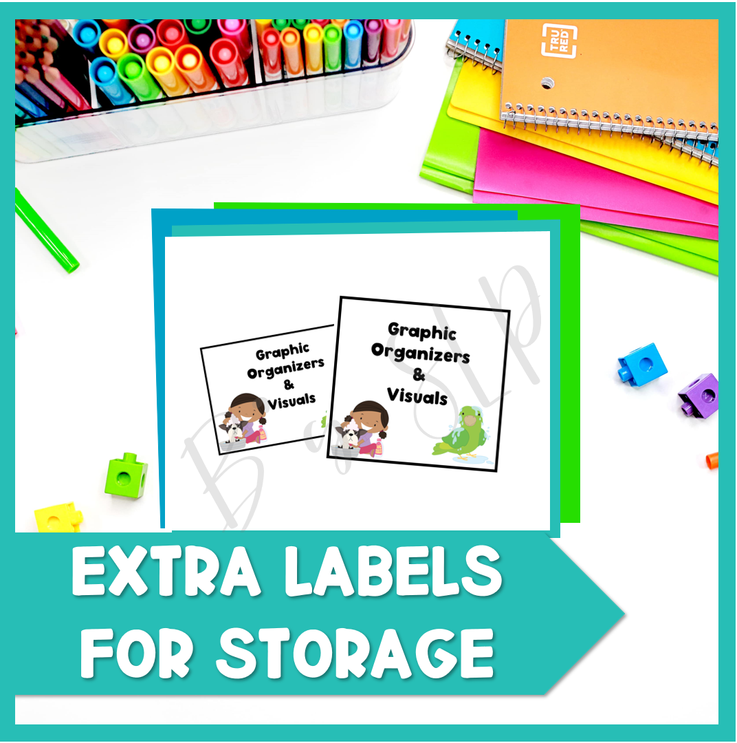 Graphic Organizers and Visual Supports for Language Speech Therapy