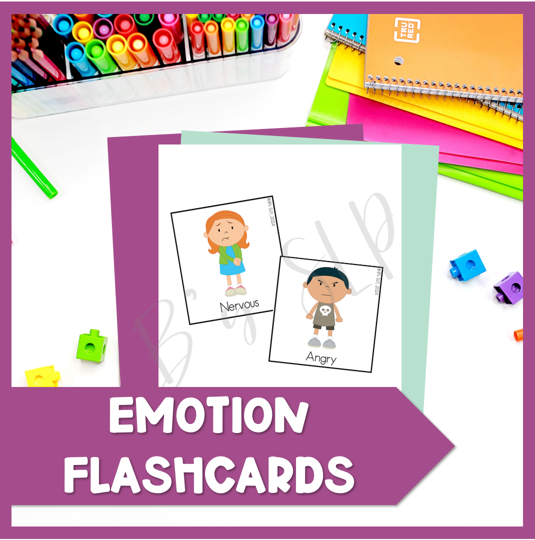 Identifying Emotions and Feelings Chart, Poster, Game Activities Speech Therapy