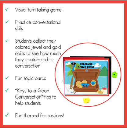 Conversation Game Social Skills Activity Speech Therapy | Pragmatic Language