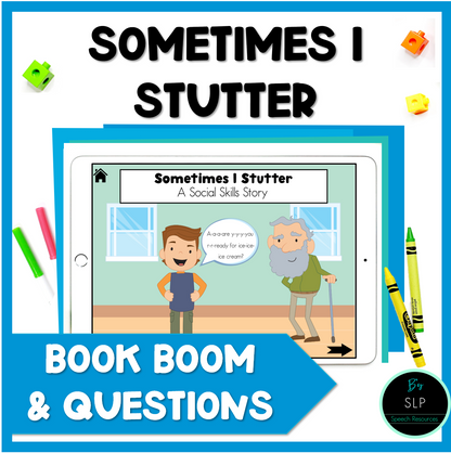 Stuttering Fluency Awareness & Advocacy Social Skills Story Speech Therapy