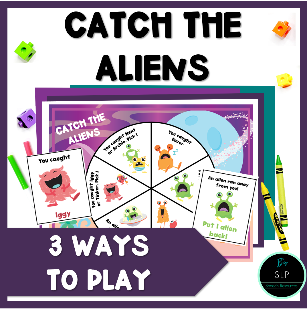 Outer Space Alien Game Activities Speech Therapy