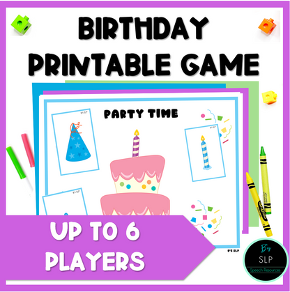 Birthday Party Game Speech Therapy